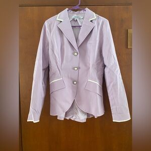 Annie’s Equestrienne New lavender 3 button coat
